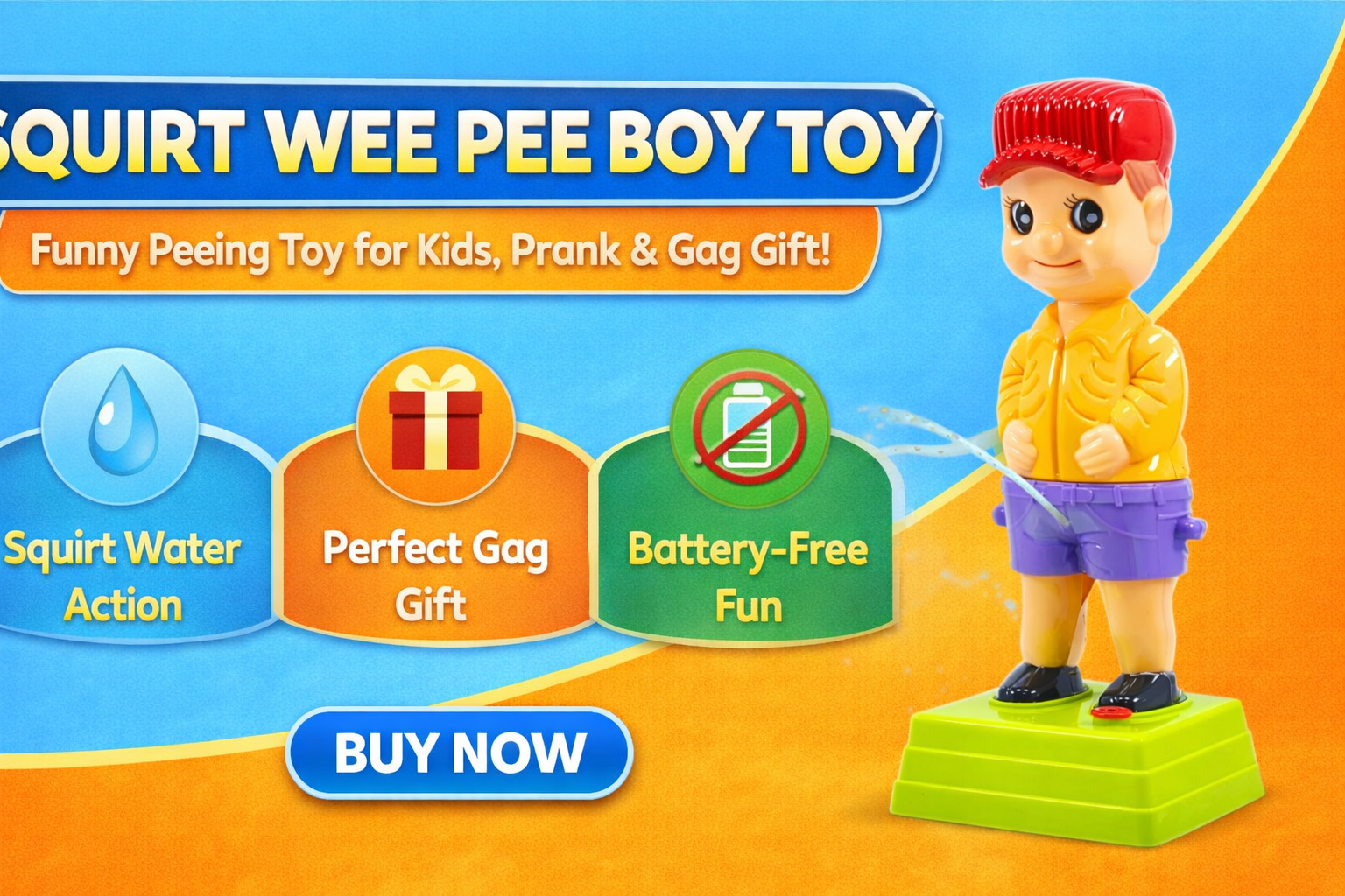 Squirt Wee Pee Boy Toy