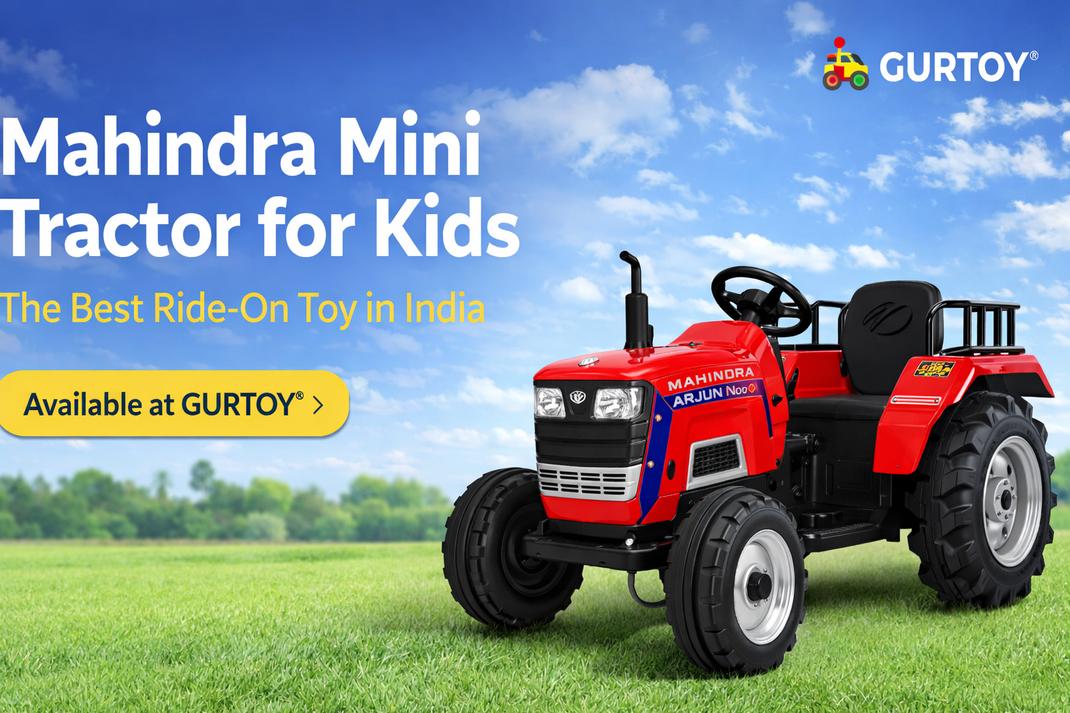 Mahindra Mini Tractor for Kids – The Best Ride-On Tractor in India