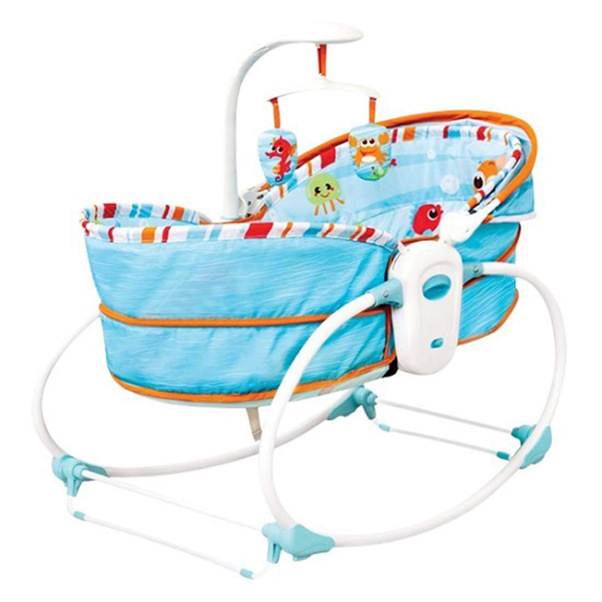 Buy Baby Cradle Rocker with Cushion Bed (Age 2-4 Yrs) - Buy Online at ...